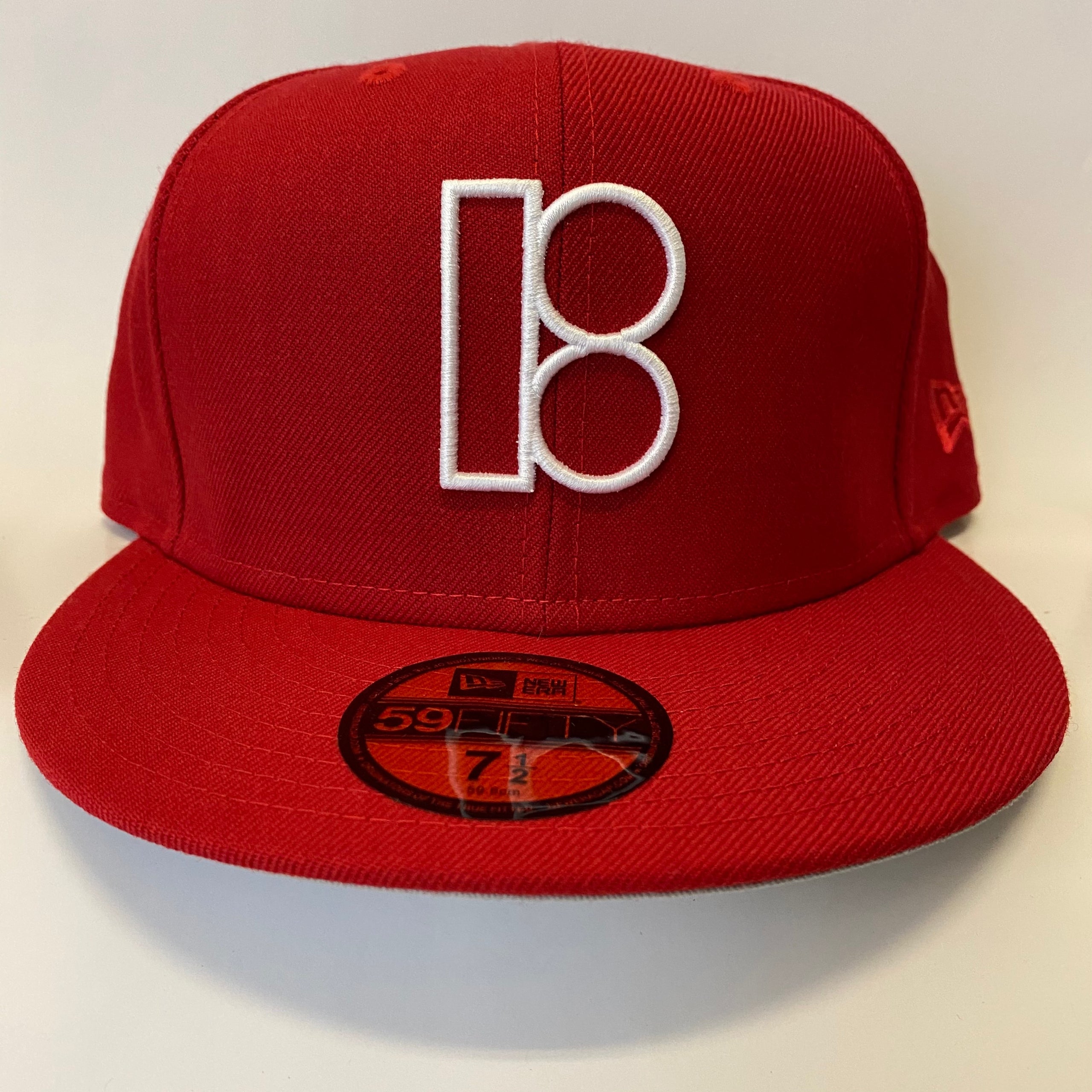 Plan B Logo New Era Fitted 7 1 2 Red